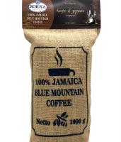 Кофе в зернах Jamaica Blue Mountain Espresso, темная обжарка, джут, 1 кг.
