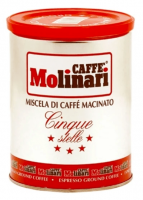Кофе молотый Molinari Cinque Stelle, 250 г