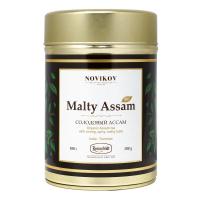Чай черный Ronnefeldt Novikov Malty Assam Bio (Новиков Cолодовый Aссам), ж/б, 100 гр.