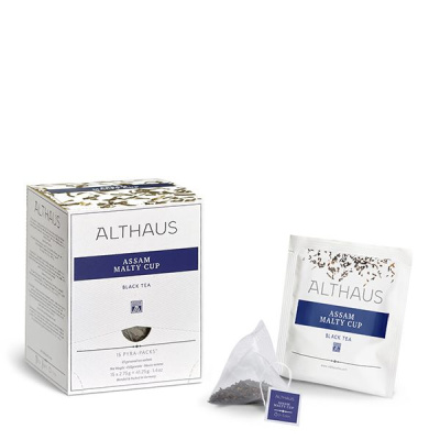 Чай черный Althaus Assam Malty Cup в пирамидках 15x2,75гр. Чай черный Althaus Assam Malty Cup в пирамидках 15x2,75гр.
