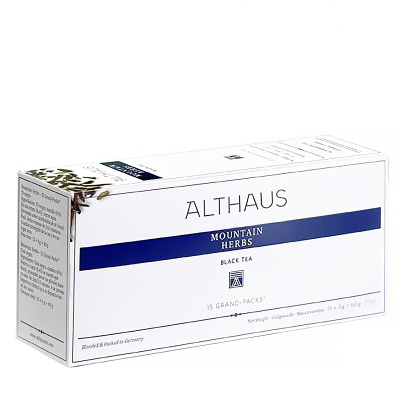 Чай травяной Althaus Mountain Herbs пакетики для чайника 15x4гр.