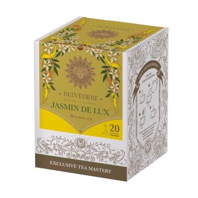 Чай черный Belvedere Jasmin De Lux в пирамидках 20x3гр.