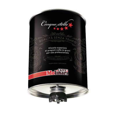 Кофе в зернах Molinari CINQUESTELLE CLUB 100% ARABICA Клуб Пять Звезд 100% Арабика, б/3 кг