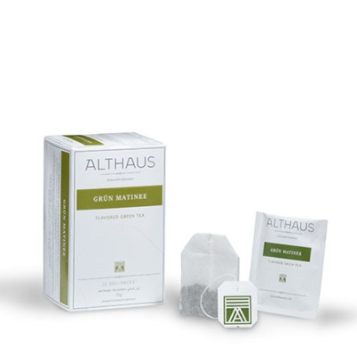 Чай зеленый Althaus Grün Matinee пакетики 20x1,75гр.