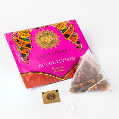 Чай черный Belvedere Rouge Elysees в пирамидках 20x3,5гр.
