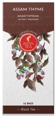 Чай черный Julius Meinl Assam thyme, 25 пак. Чай черный Julius Meinl Assam thyme, 25 пак.